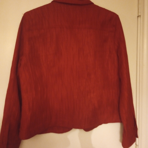 Ruby Rd. Deep Red Jacket - Picture 4 of 5